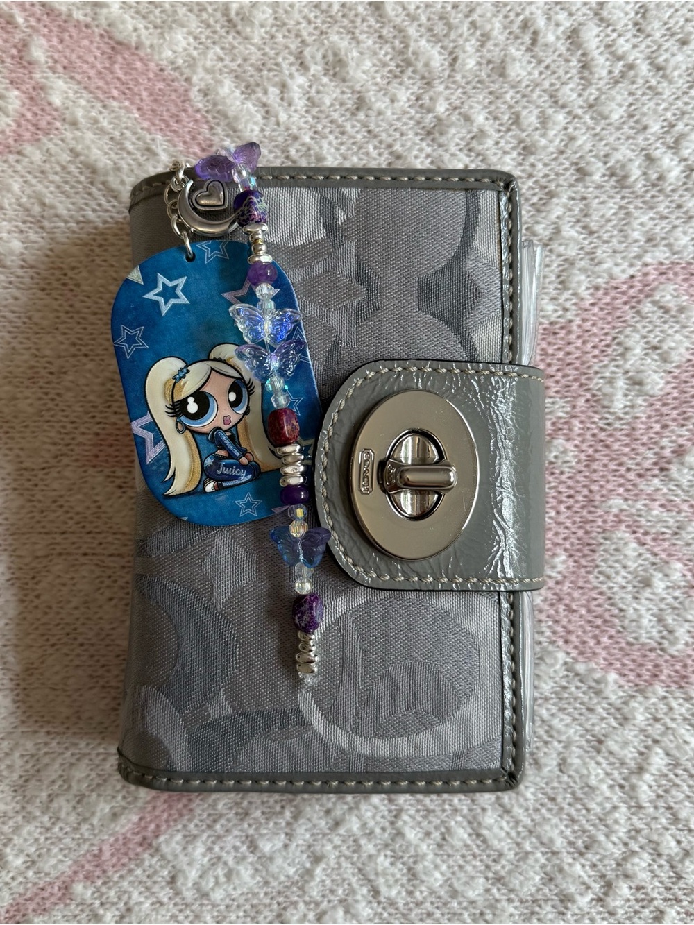 Coach Turnlock Agenda Wallet